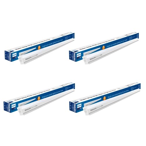 Image of Philips Slimline 10-Watt 2-Feet LED Tubelight Batten (Natural White, Pack of 4)