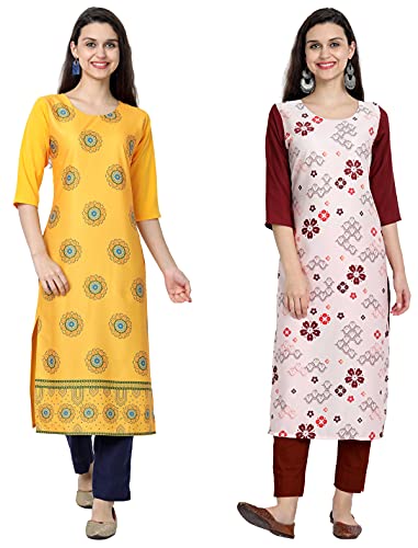 Image of Women's Crepe Regular Kurta