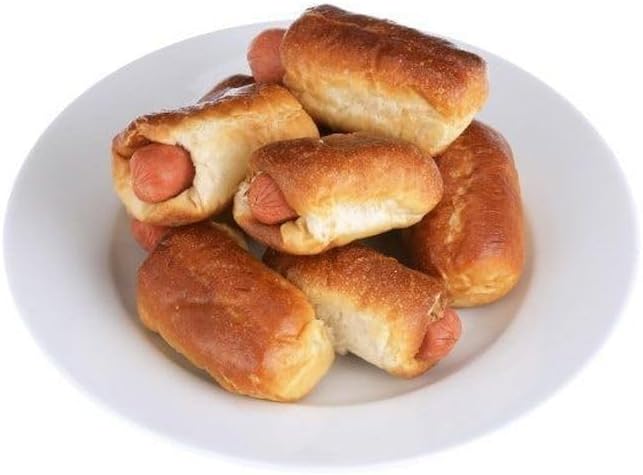 Super Mini Beef Hot Dog Soft Pretzel -- 60 per case.