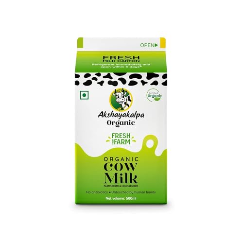 Image of Akshayakalpa - Organic Cow Milk Pasteurized & Homogenized (Paperboard) 500ml