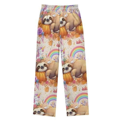 Pajama Pants Sleep Pants Pumpkin Sloth Unicorn for Age 6-142
