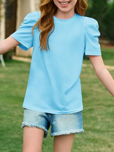 Image of Imily Bela Kids Girls Puff Short Sleeve T Shirts 5-14 Years