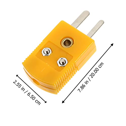 Connecteurs thermocouple K de précision SOLUSTRE, adaptateur isolant de haute durabilité