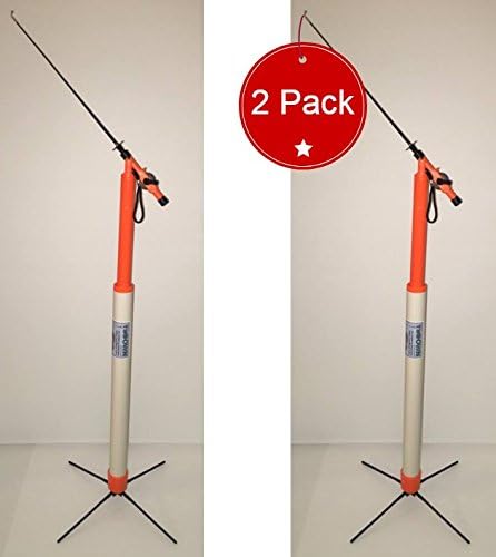 (Orange - Your Next All-in-One Ice Fishing Set Up (2-Pack)