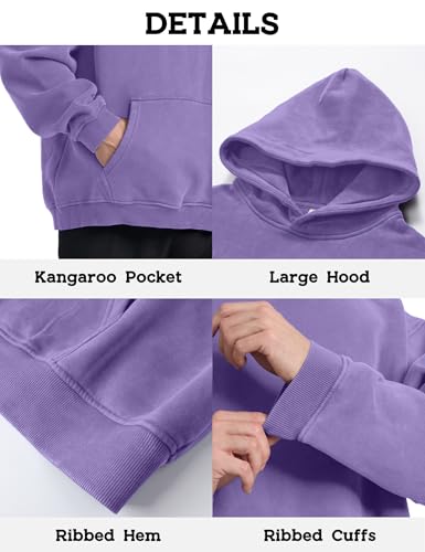 Image of Hatant Oversized Hoodie Sweatshirts for Men Couples Heavyweight Hoodies Pullover Vintage Mens Acid Wash Sweaters Clothes 2026