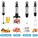 KOIOS Upgraded Immersion Blender Handheld, 1000W 12-Speed 5 in 1 Hand Mixer Stick Blender with 304 Stainless Steel Blade,Food Processor,Beaker,Egg Whisk&Milk Frother,Non-BPA,Smoothies Purée Baby Food