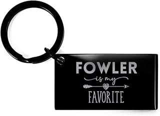 Fowler is My Favorite, Fowler Keyring Gifts for Fowler Ladder Bracelet Graduation Gifts, Inspirational Gifts Personalized Name Fowler Graduate 2023 Birthday Christmas Gifts Idea
