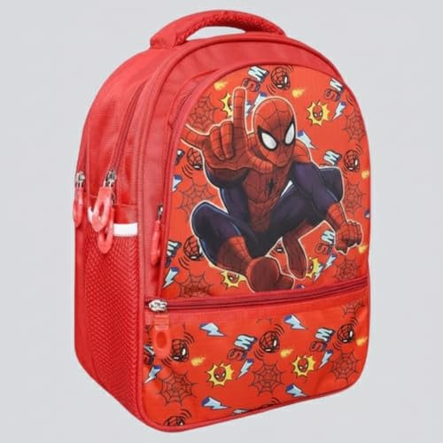 Image of Stylbase Cartoon Printed School Bag for Boys and Girls | Waterproof Backpack Bag for Travelling Sports | Kids Bag Ideal for UKG Nursery 1st Class | School Bags for 5 7 Years 15 Inches