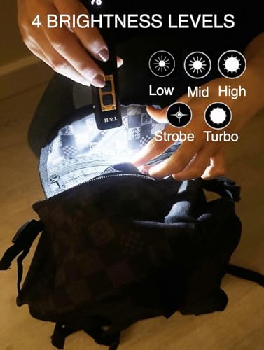 T&H FEAT Multifunctional,Flashlights High Lumens,UV Light,365nm,Laser Pointer,Work Light,Red Light,1000 Lumens,Rechargeable Led Light,Tactical Flashlight,EDC,Quintuple Sources,10 Levels,Waterproof