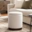 White With Walnut Wood Grain Trim