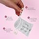 MYLILY® Menstruationstasse inkl. Beutel zum Transport | 100% medizinisches Silikon I Periodentasse I Nachhaltig & kostensparend I Menstrual Cup | Frei von BPA und Latex | Wiederverwendbar I Small