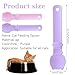 Hpmjz 4 Pcs Cat Strip Feeder Squeeze Sliding Pet Treat Spoon Cat Treat Spoon Easy Feeding Pet Scoop Wet Treats Dispenser Cats Stripe Squeeze Spatula for Kitten Liquid Snack Wet Food