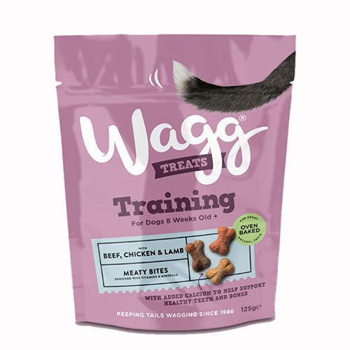 Wagg Training Treats with Chicken Beef and Lamb 125g Deal of 4