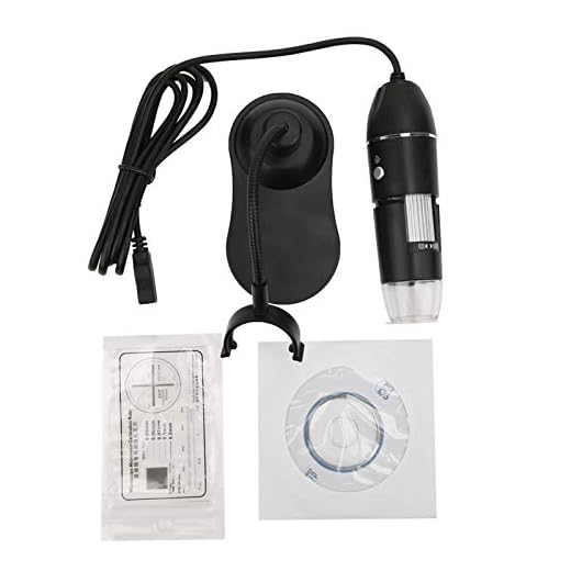 Lupa de aumento mini cámara de inspección HD portátil 50X-1000X Microscopio electrónico Microscopio Digital para estudiantes al aire libre en el interior de la oficina