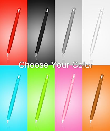 Funda de silicona compatible con Apple Pencil USB-C, accesorio ligero antiarañazos 2