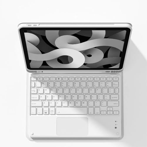 IPad Pro 11�C���`�iM5 2025�AM4 2024�j�^Pro 11�C���`�i��4����^��3����^��2����^��1����j�p�L�[�{�[�h�P�[�X�A�}�O�l�b�g�����E�\�ȃ��C�����XBluetooth�L�[�{�[�h�y�y�����ĕt���z,�O���[