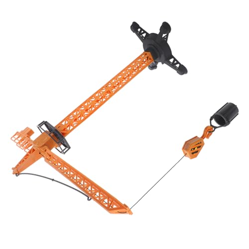 EPIGEIST Grúa Torre De Juguete: Kit De Construcción DIY con Cabrestante Y Gancho - Educativo Stem para Niños - Modelo Interactivo para Aprender Mecánica