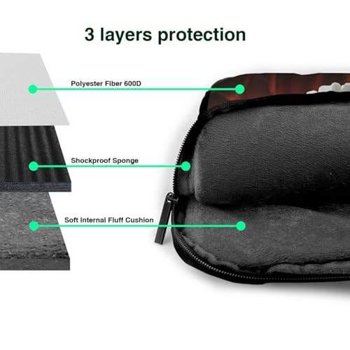 Bolso Tote para Laptop Dove Sun Art Negro 13 pulgadas miniatura 7