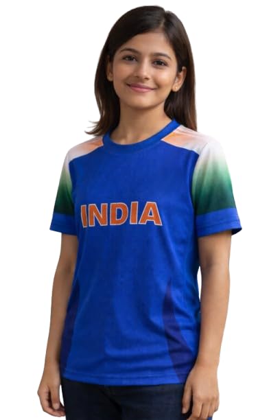 Indian Cricket Team Jersey for Women | Personalized Name Number | Sports Wear | | Casual Wear