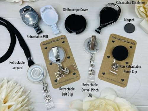 Grape Soda Badge Reel | Belt Clip Badge Reel | Belt Clip | Retractable Badge Reel | Cute Badge Reel | Badge Reel3