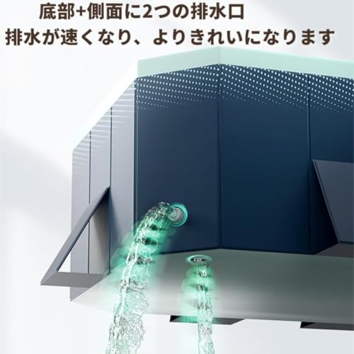 Quirix 非膨張式プール 折り畳み フレーム 空気入れ不要 大型 中型 小型家庭用 ビニール 子供用 大人用 収納簡単 設置簡単 庭 室内 室外アウトドア の商品画像 4
