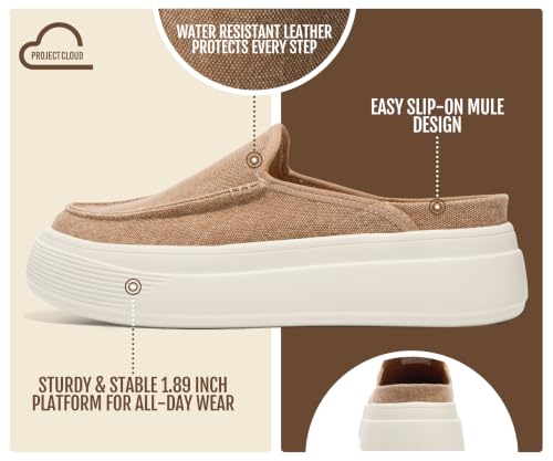 Image of Project Cloud Platform Loafers for Women - Womens Clogs & Mules Sneakers