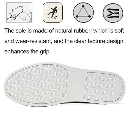 Men’s Fashion Platform Penny Loafers Genuine Leather Suede Comfort Non Slip Walking Slip-On Shoes Business Office Daily Wear4