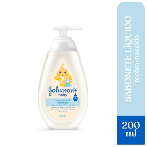 Sabonete Líquido Johnson's Baby Recém-Nascidos, 200ml