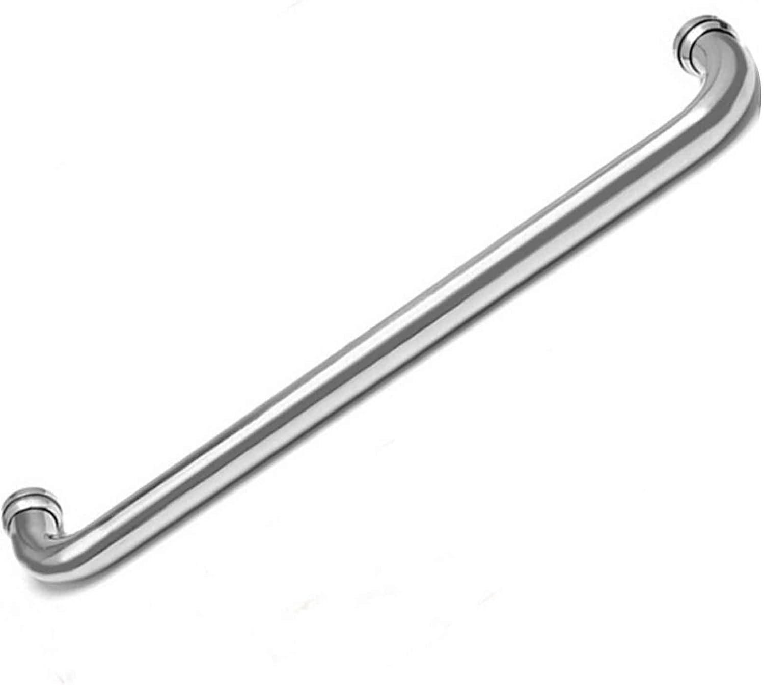 Shower Door Handle Stainless Steel Bathroom Door Knobs for Shower Enclosures Screen Internal/External Bathroom Glass Door Handles (Size : 450mm)