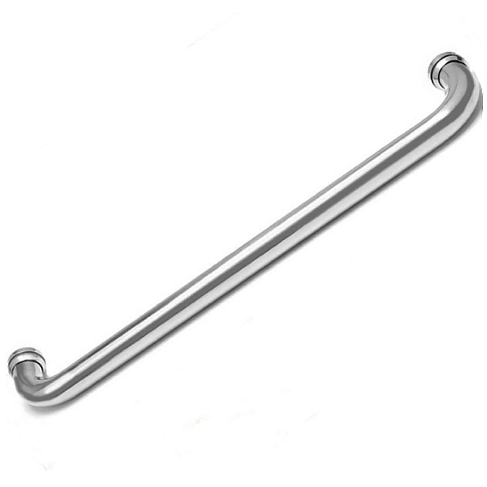 Poignée de porte de douche en acier inoxydable design chic pour cabine luxe 45cm