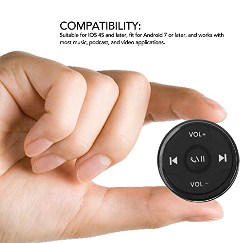 Télécommande Bluetooth moto et vélo étanche bouton multimédia pour volant iOS Android