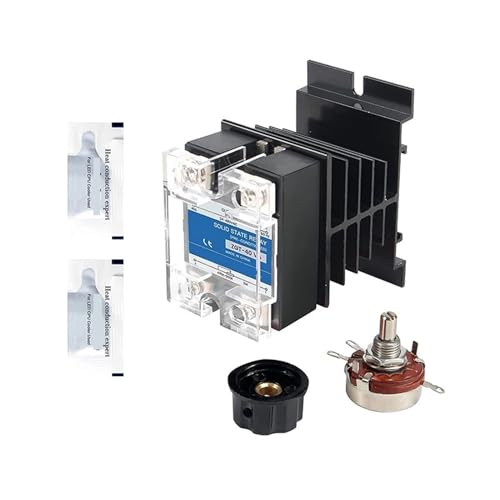 Régulateur de tension SSR-40VA 40A monophasé avec potentiomètre un bouton pour charge résistive