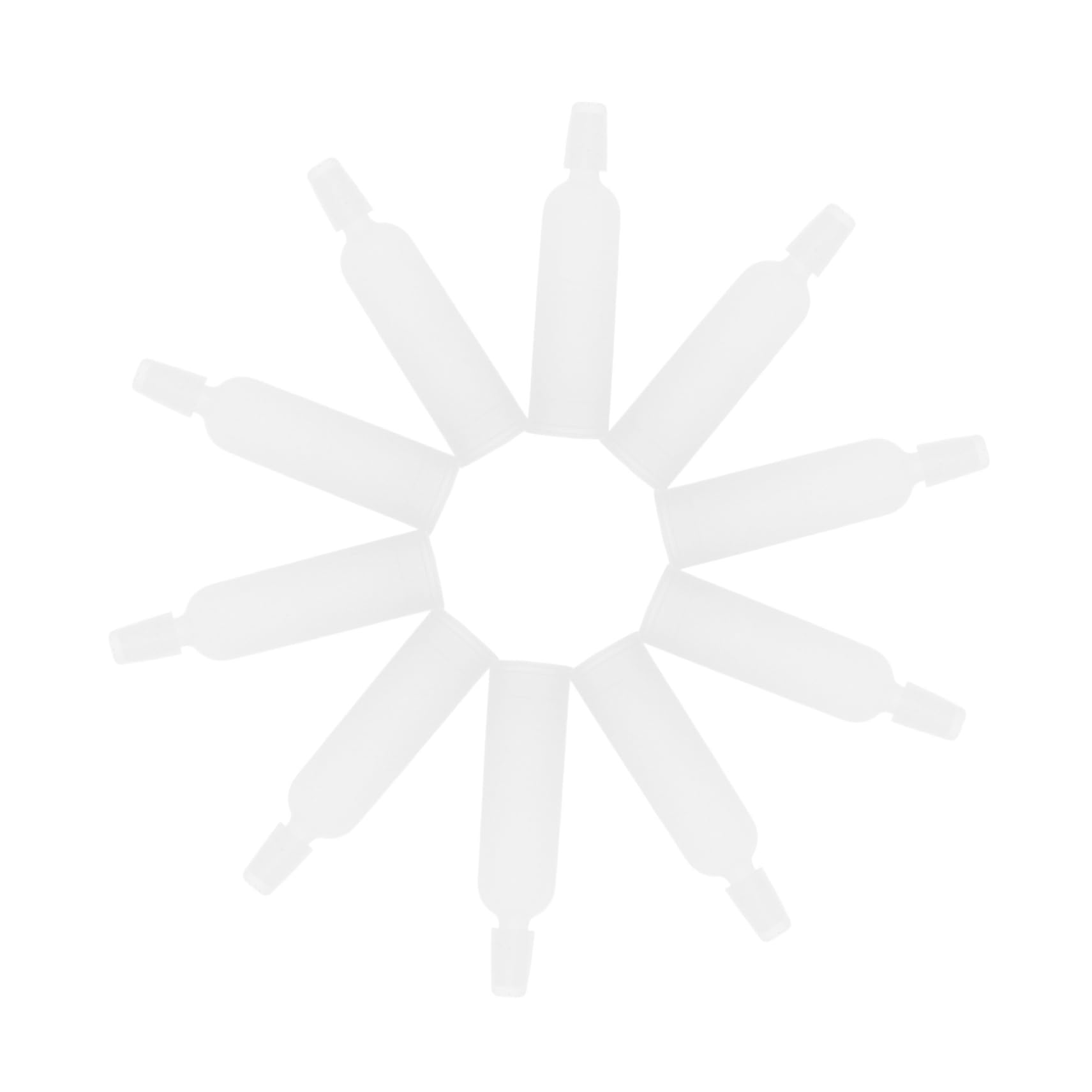 FOMIYES Plastic Dropper Bottles 10 Pack for Cosmetics Medicines Squeeze Bottles Precision Dropper Diy