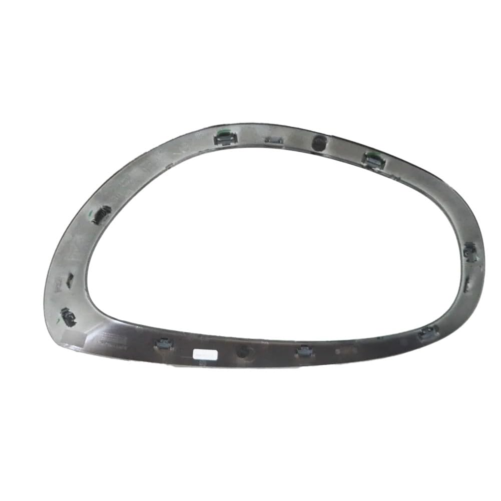 Scheinwerferblende für Ring für Mini Countryman F60, schwarzer ABS-Scheinwerfer für Blende, Ersatz, kompatibel mit BMW Mini für Cooper 2016–2021