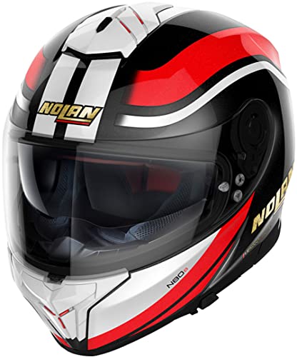 Casque intégral Nolan N80-8 50TH prêt pour N-Com avec écran large S