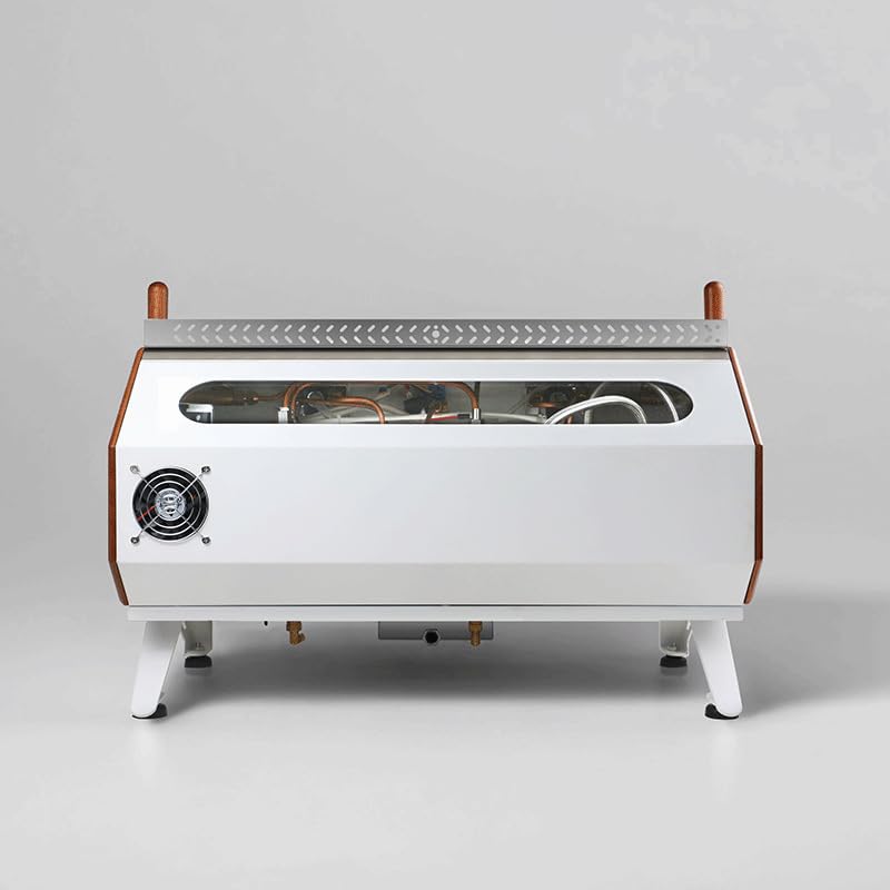 Máquina de Espresso Comercial 2 Grupos 6000W 220V Trifásico – Cafetera Profesional Semiautomática con Control PID, Sistema de 4 Calderas, Bomba Rotativa de 9 Bar y Varilla de Vapor para Café y Restaur