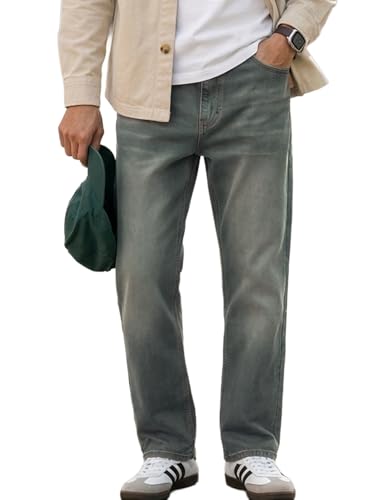 Image of Urbano Fashion Men's Straight Fit Heavy Washed Jeans Stretchable
