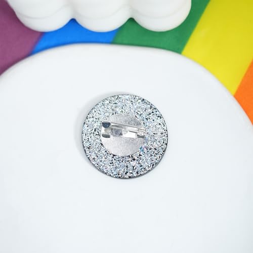 Image of LGBTQ+ Pride Pins - Rainbow Heart Flag Lapel Brooch Pin Badge Progress Pride Bisexual Transgender Nonbinary Lesbian Pansexual LGBTQ Accessories for Jackets Backpacks Hats
