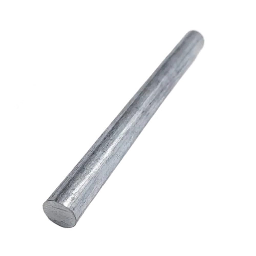 Zinc Rod Solid Round Bar 100mm Length, Scientific Experiment Diameter 3 15 25mm 1pc(6mm)