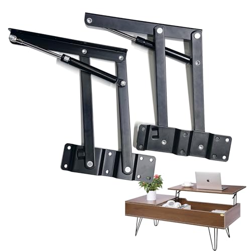 Couchtisch Lift Top Hardware, Couchtisch Lift Mechanismus, Hebe- und Hochscharniere, Gas Hydraulische Lift Top Scharniere, kaltgewalzter Stahl, verwendet für Couchtisch und Computer Desktop Heben