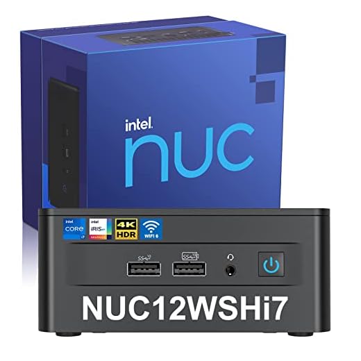 Intel NUC 12 NUC12WSHi7 Home&Business Desktop Mainsteam Kit, Barebone, Intel Core i7-1260P 12-Core, Up to 4.7 GHz Turbo, 35W TDP, Intel Iris Xe Graphics, with AC Cord. Add't Components Needed.