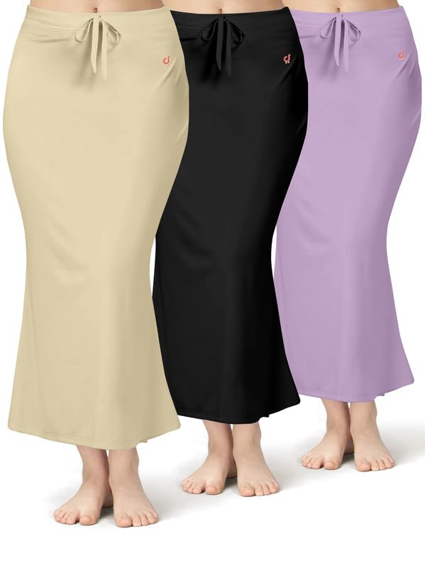 Image of TRENDMALLS Women Saree Shapewear Petticoat for Women, Cotton Blended,Petticoat,Skirts for Women,Shape Wear Dress for Saree Shaper(Combo-Pack)