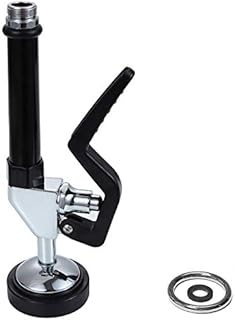 Pre-Rinse Spray Shower Head Pull Down Swivel Sink Sprayer Head Valve Replacement Part Handheld Faucet Accessories Chrome Finished for Commercial Kitchen Taps (Spray Head)