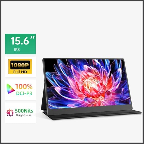 Image of Travel Screen 15.6 Inch 1080P FHD IPS Portable Monitor Travel Second Monitor for Laptop Gaming