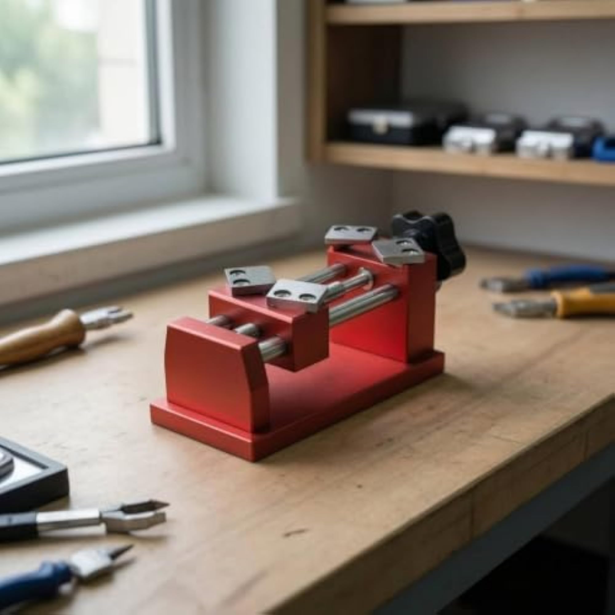 Bench-Top Watch Case Press Tool for Repairs