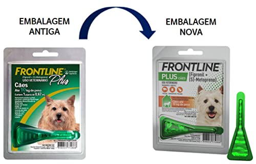 Frontline Antipulgas E Carrapatos Plus Para Cães De Até 10Kg