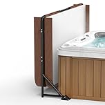 Upgraded Hot Tub Cover Lifter Spa Cover Lifter Removal System Adjustable Height and Width Hot Tub Lid Lifter Under Mount Fit for Most Spa Hot Tub