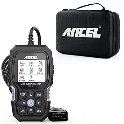 ANCEL BZ700 with Case Professional OBD2 Scanner for Mercedes Benz Sprinter Smart, Read/Erase Transmission ABS SRS Airbag SAS TPMS Error Codes Diesel Car Diagnostic Reset Scan Tool Engine