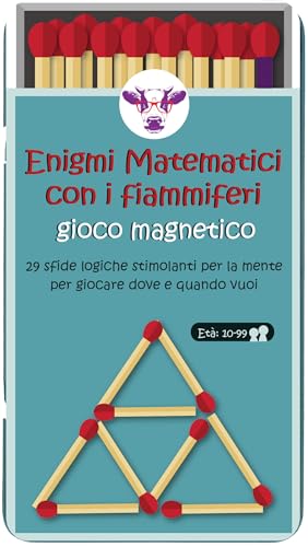 Purple Cow Enigmi matematici con i fiammiferi - Gioco magnetico