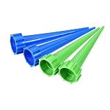 sourcing map 1 Set Automatische Pflanzenspitze Plastik Selbstbewässerungssystem Tropfbewässerung Kits für Inner außen Topf Blau Grün 18in
